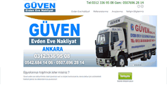 Desktop Screenshot of ankaraguvennakliyat.com
